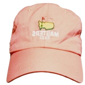 - 2022 Masters Golf Pink Cotton Adjustable American Needle Hat Augusta Nat…